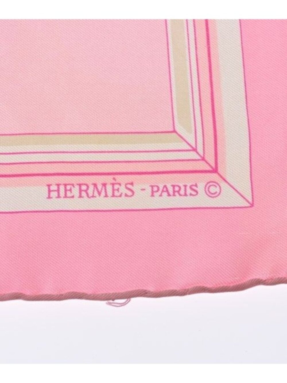 Hermes Bandana Scarf Pink - Picture 3 of 9